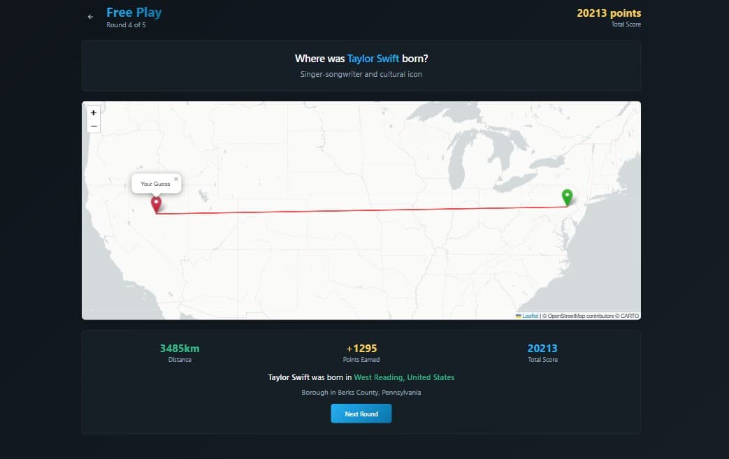Birthplace Guesser - Image 1